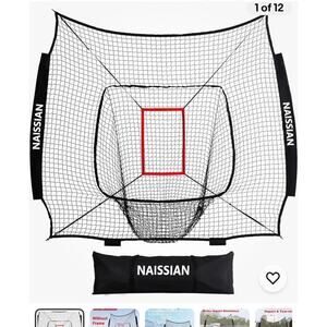 Baseball Batting Cage NET ONLY Adjustable Strike Zone for Kids Practice, 7X7